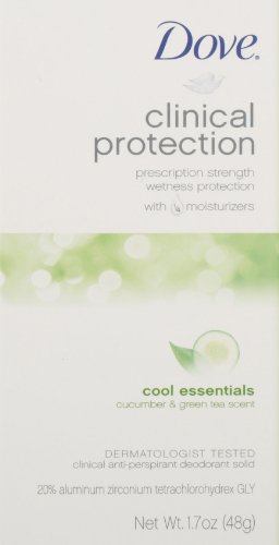 Dove Clinical Protection: tubo de 1.7 oz para aplicación rápida.