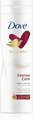 Dove crema corporal nutrición intensa de 250 ml en pack de tres para piel seca.