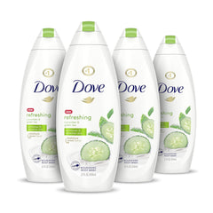 Dove Cucumber Green Tea: botella del gel de ducha con aroma fresco y revitalizante