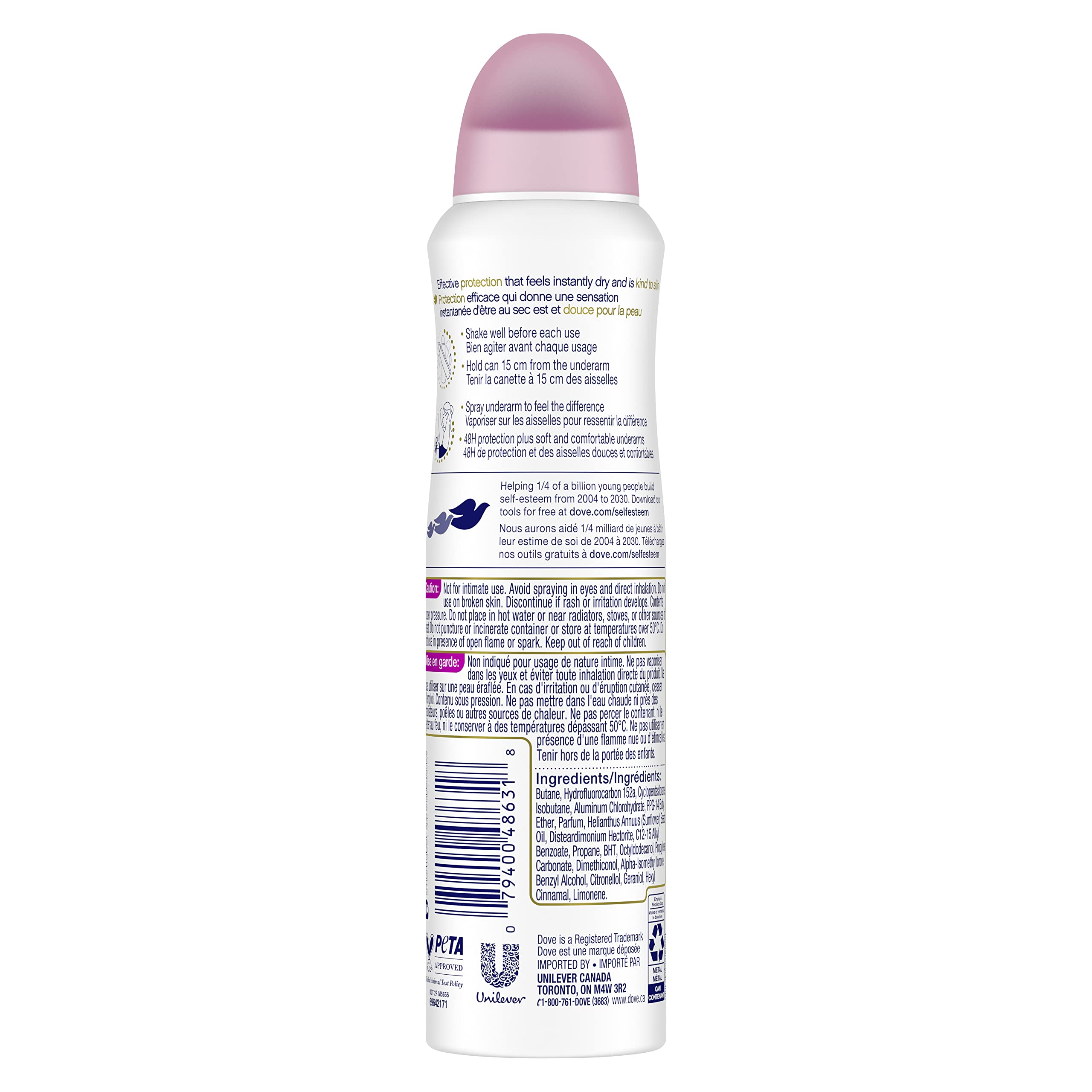 Protección antiperspirante de 72 horas para días activos.