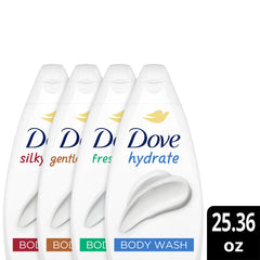 Dove Cuidado Fresco: botella grande con aroma vigorizante.