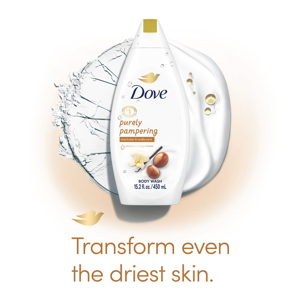 Dove Cuidado diario para piel seca ofrece hidratación y confort.