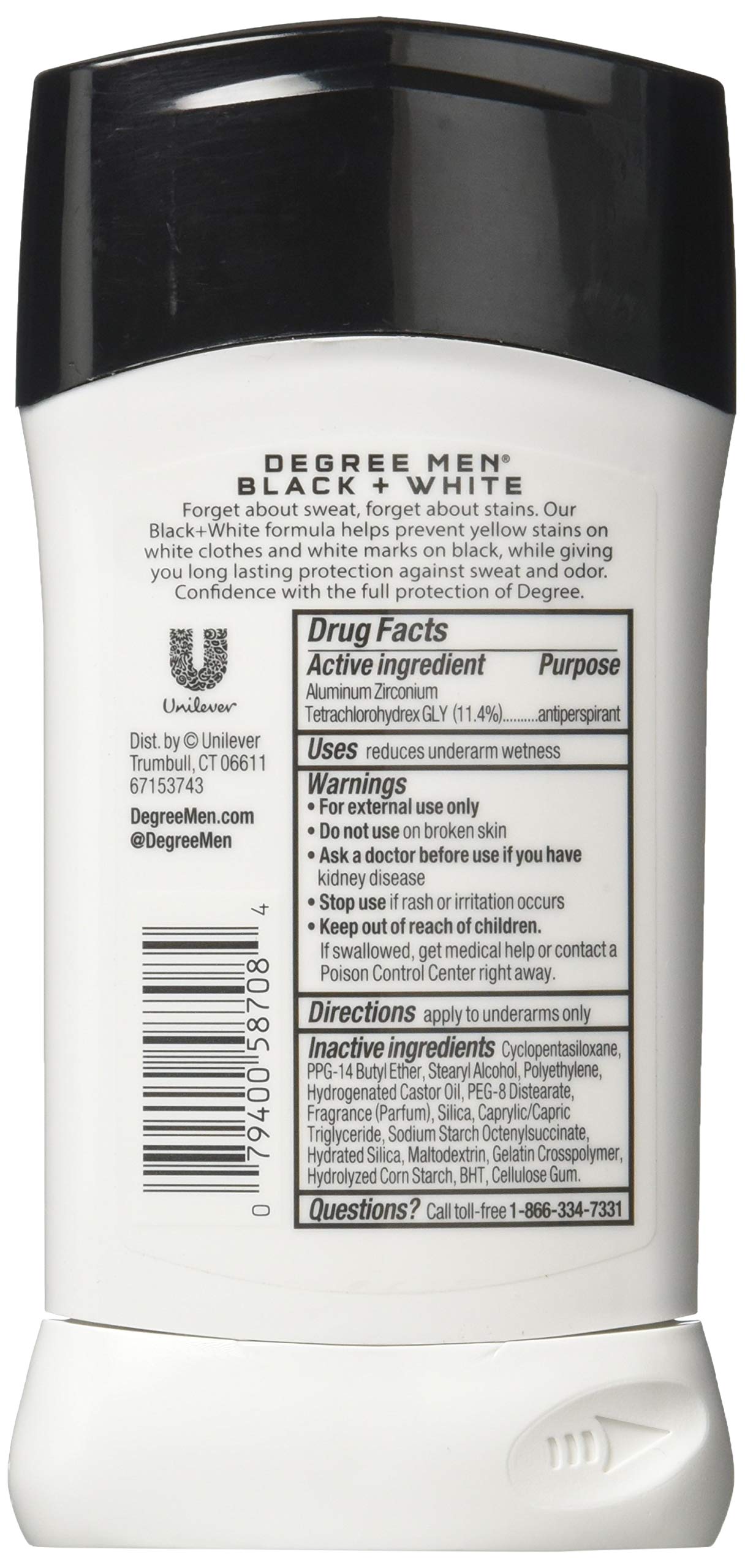 Dove Degree desodorante 79 ml, pack de 6, para uso diario y protección.