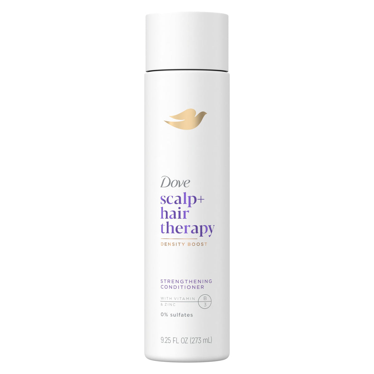 Dove Density Boost: botella del acondicionador para cabello fino.