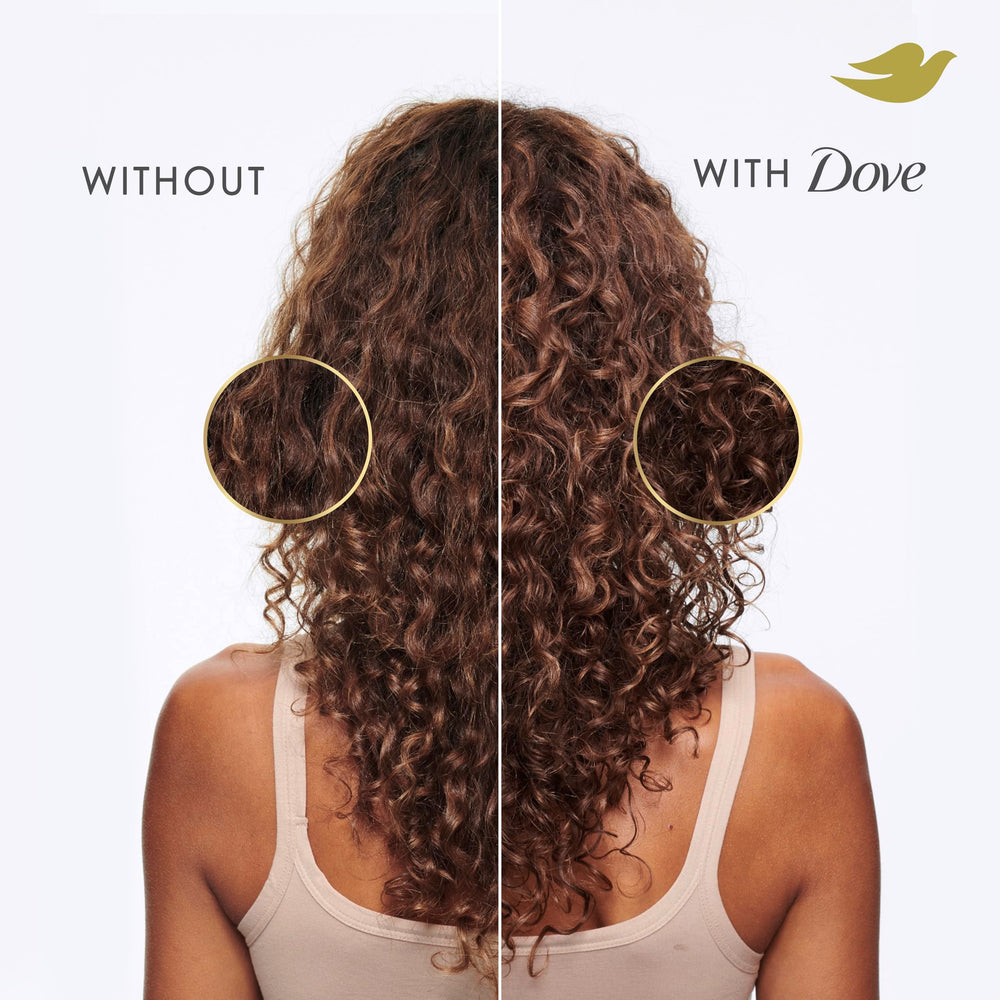 Acondicionador Dove DermaCare suave para cabello manejable.