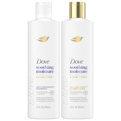 Dove DermaCare set: champú y acondicionador para cabello suave y sin caspa.