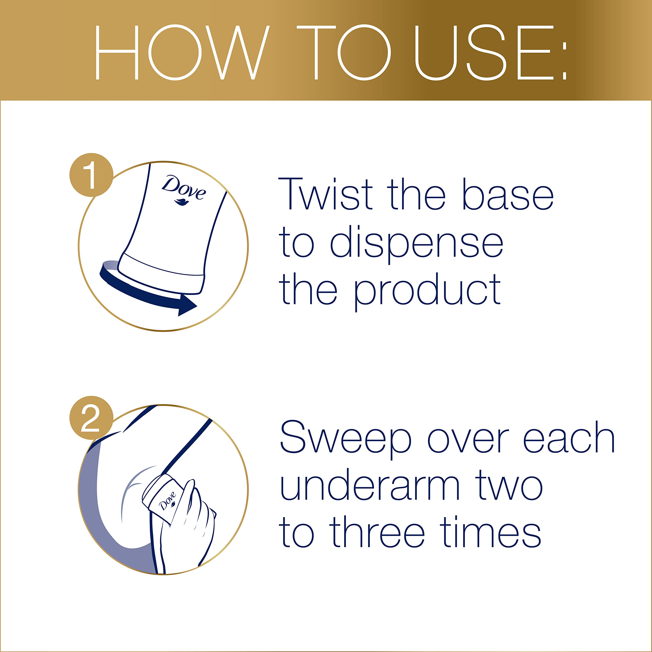 Desodorante Dove 0% aluminio, cuidado suave para axilas con aroma fresco.