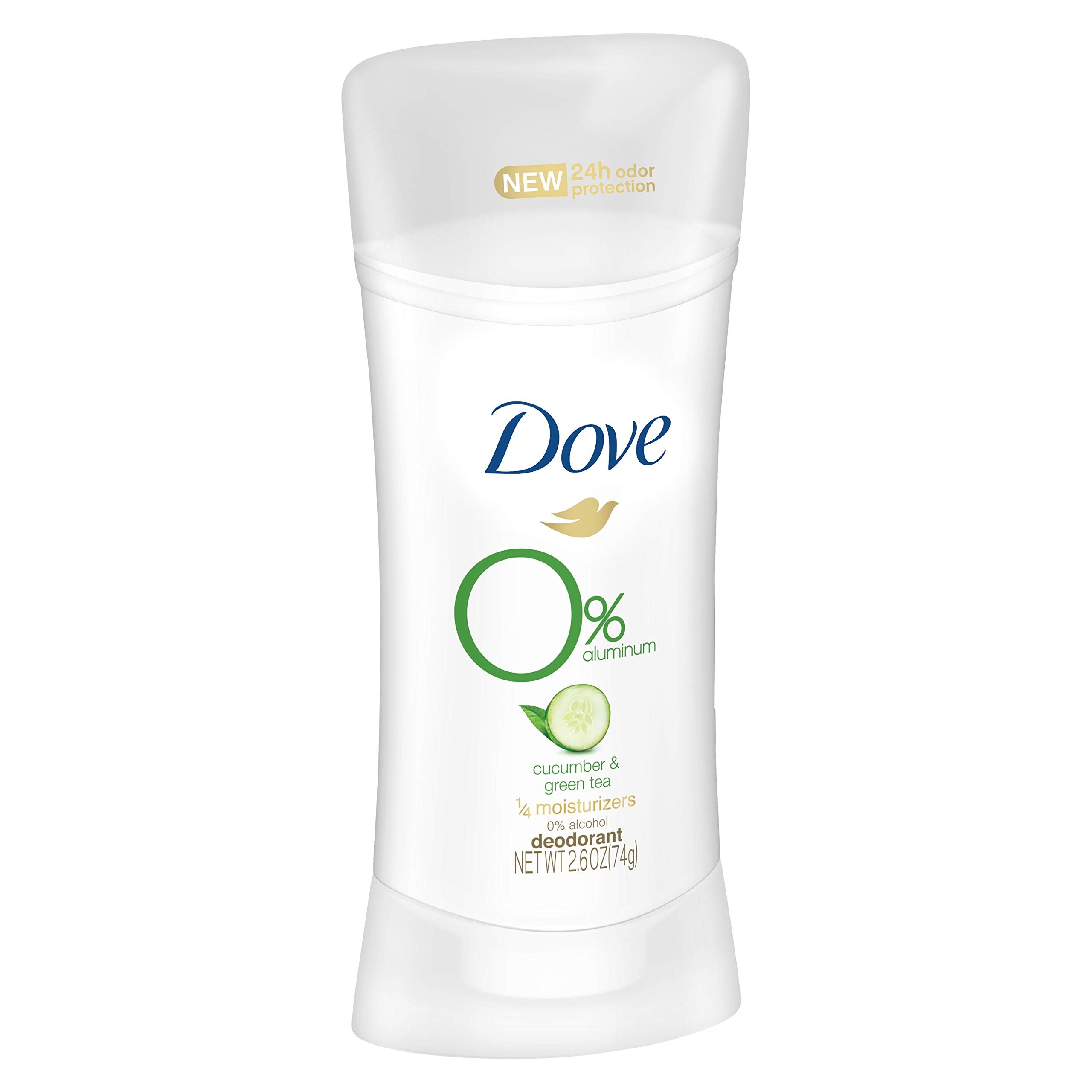 Dove desodorante 0% aluminio con hidratantes para axilas suaves tras la ducha.