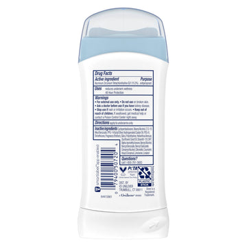 Dove desodorante invisible en barra — aplicación suave para piel sensible