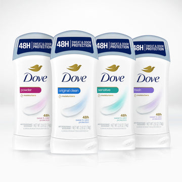Dove desodorante invisible en barra con aroma polvo para un día fresco