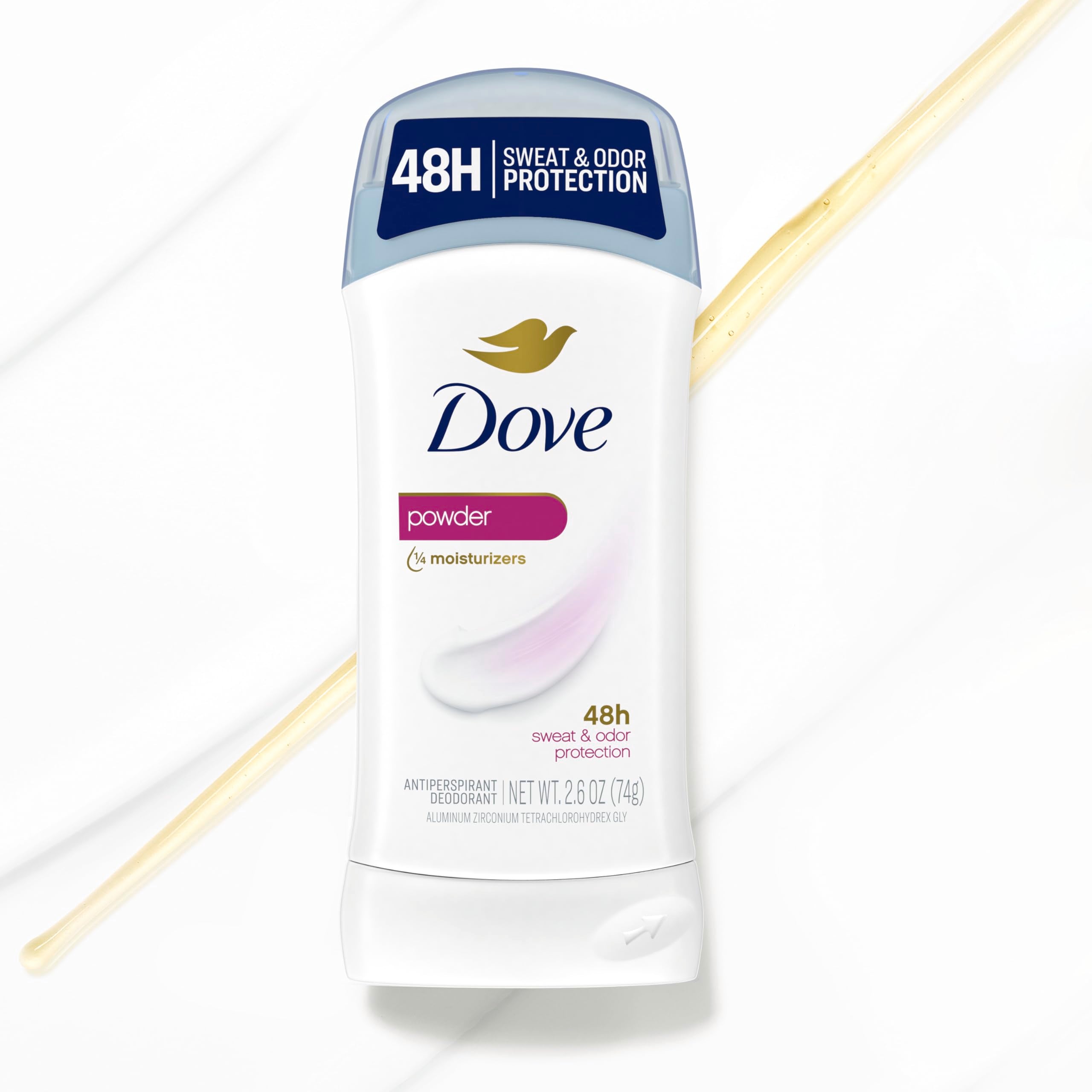 Dove desodorante invisible en barra cuida la piel gracias a hidratantes