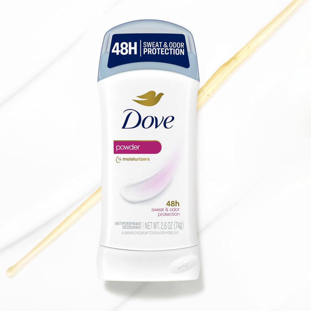 Dove desodorante invisible en barra cuida la piel gracias a hidratantes