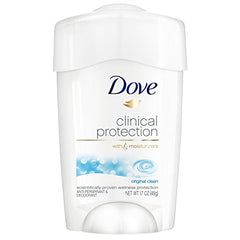 Desodorante Dove Original Clean con fragancia fresca para sensación de limpieza.