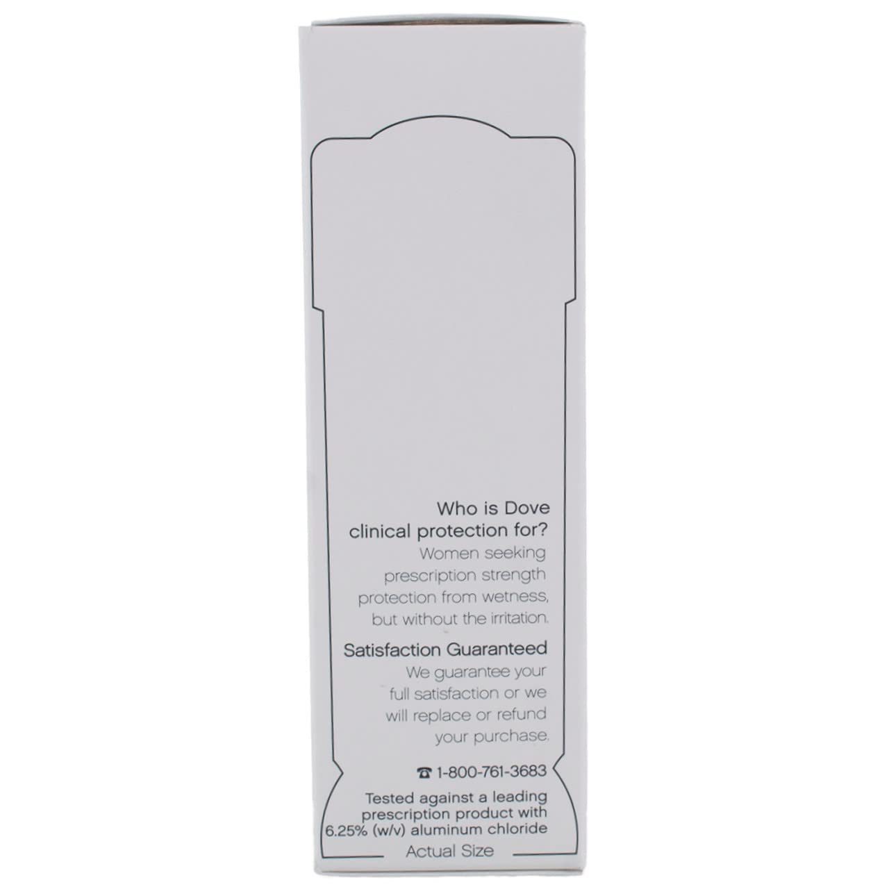 Dove Desodorante Original Clean, pack de 6 aroma suave para diario