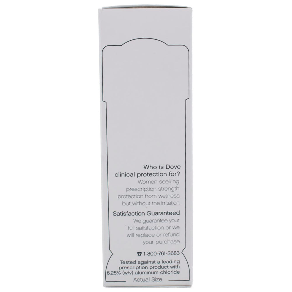 Dove Desodorante Original Clean, pack de 6 aroma suave para diario