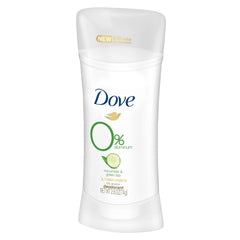 Dove desodorante sin alcohol con fragancia pepino y té verde, frescura duradera.