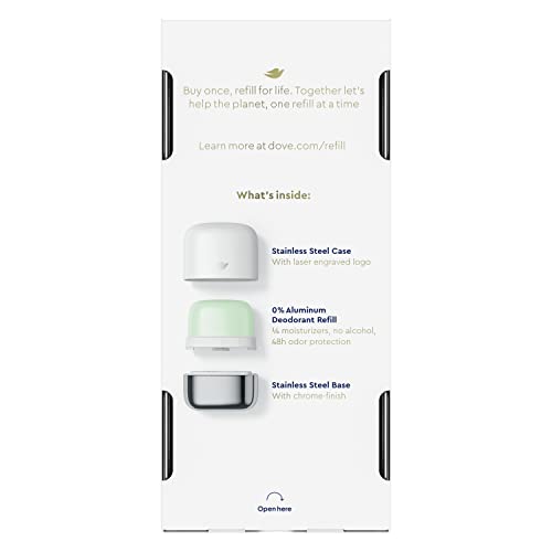 Dove recambio pepino y té verde para aroma refrescante durante todo el día.