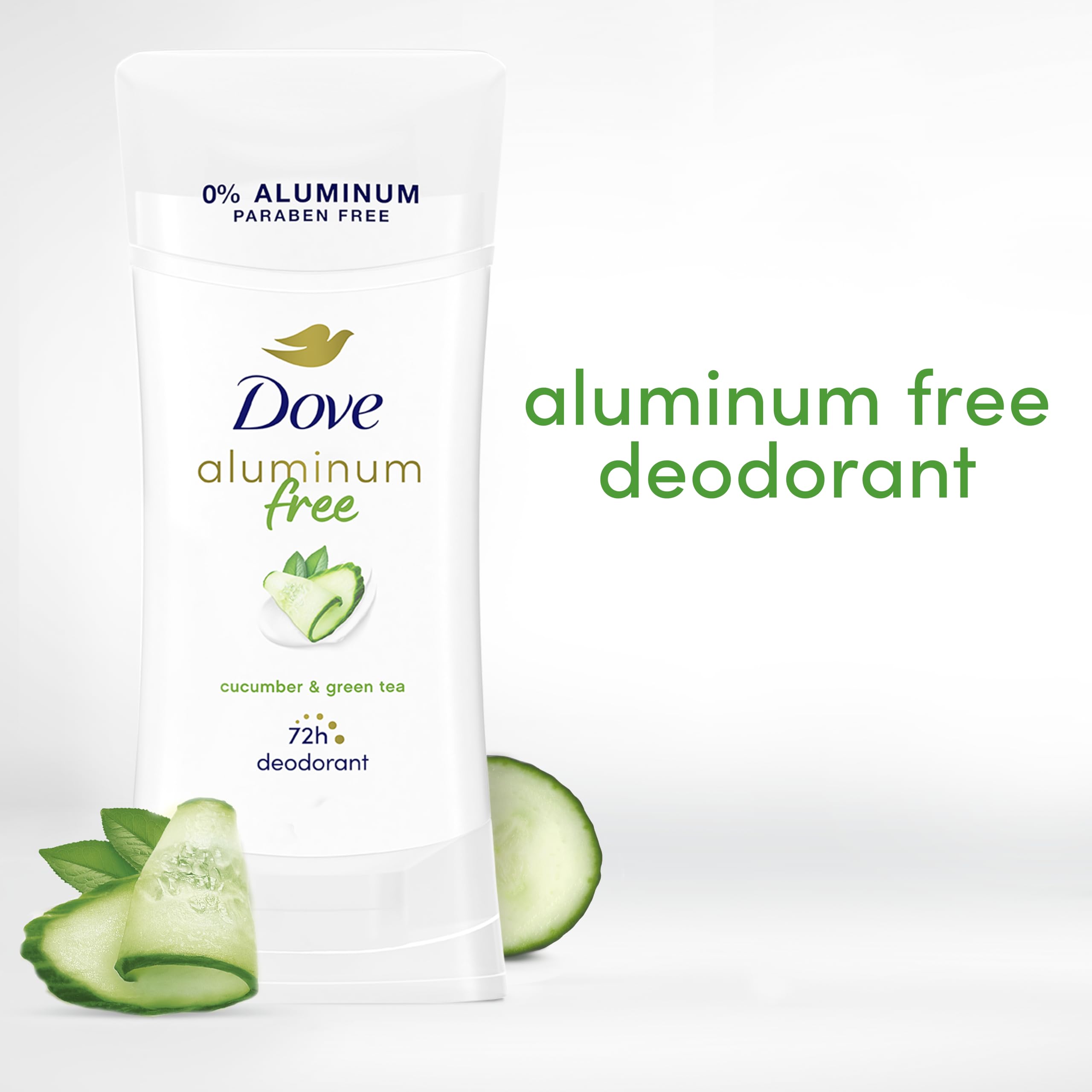 Aroma fresco de pepino y té verde, sensación de frescura con Dove.