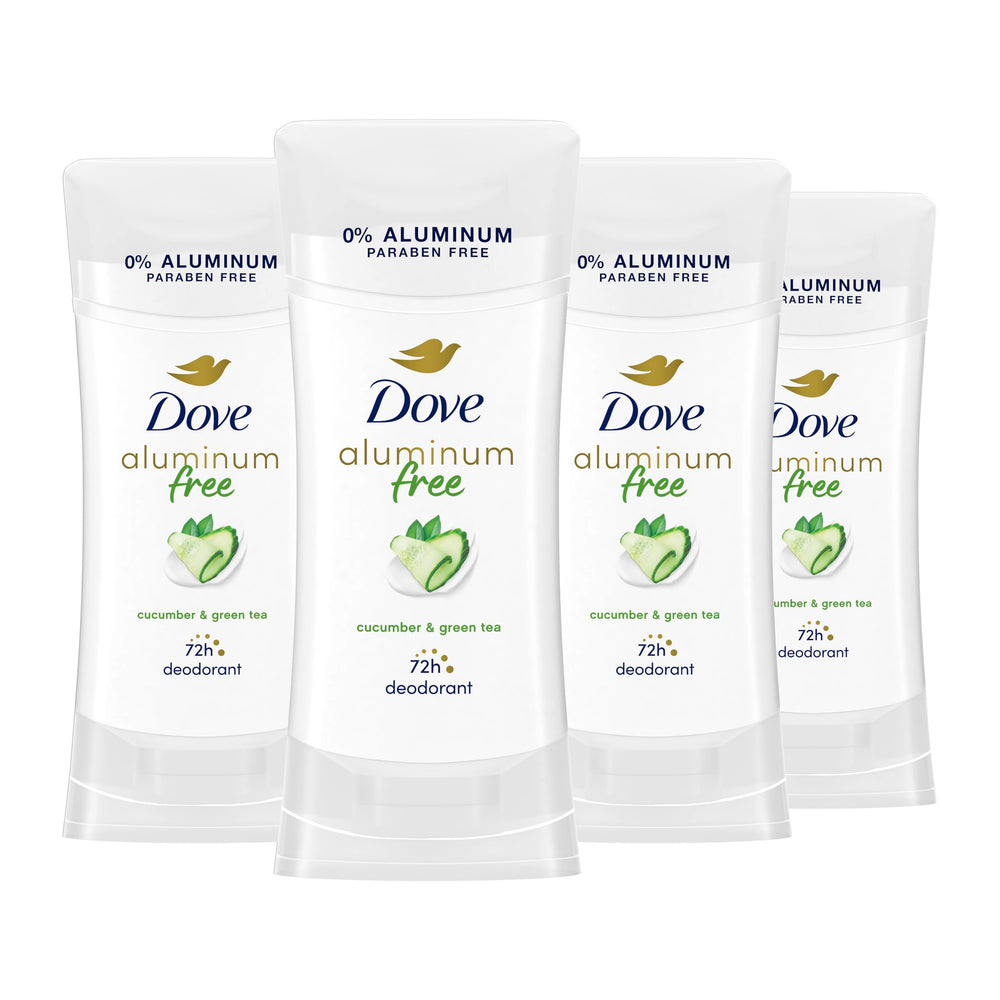 Dove desodorante sin aluminio en barra, protección de olor todo el día.