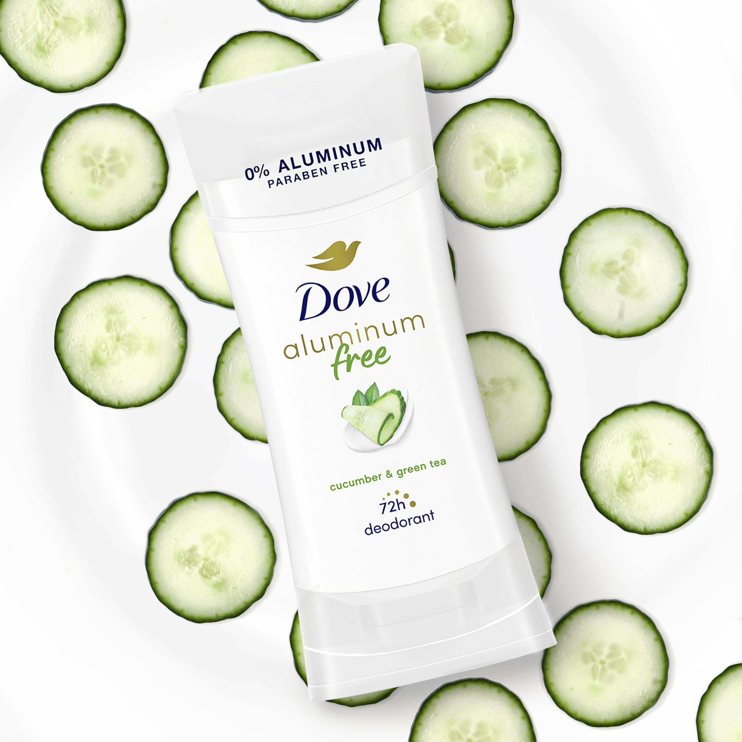Tubo compacto de Dove sin aluminio para llevar en bolso.
