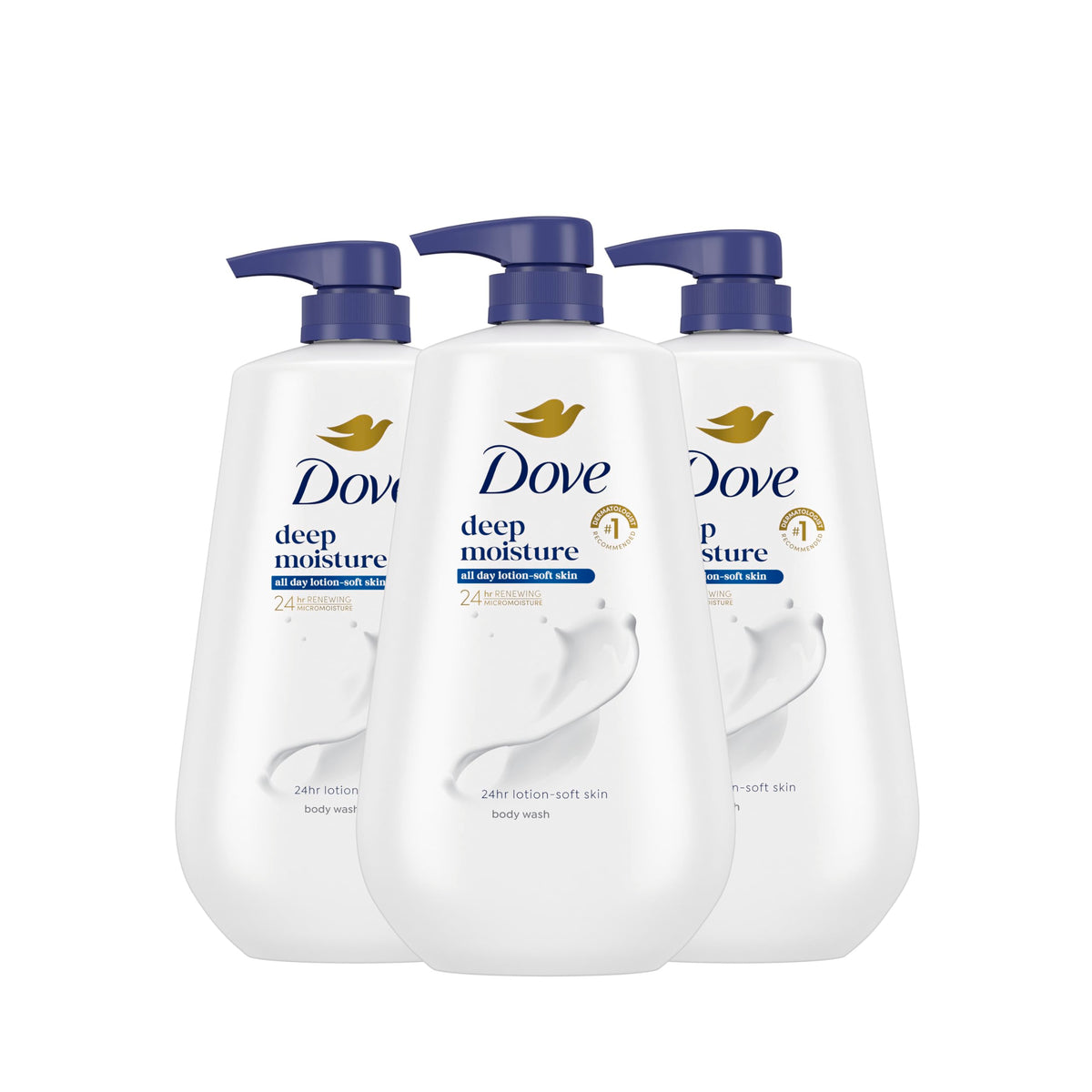 Dove Ducha: botella con hidratación profunda para piel suave
