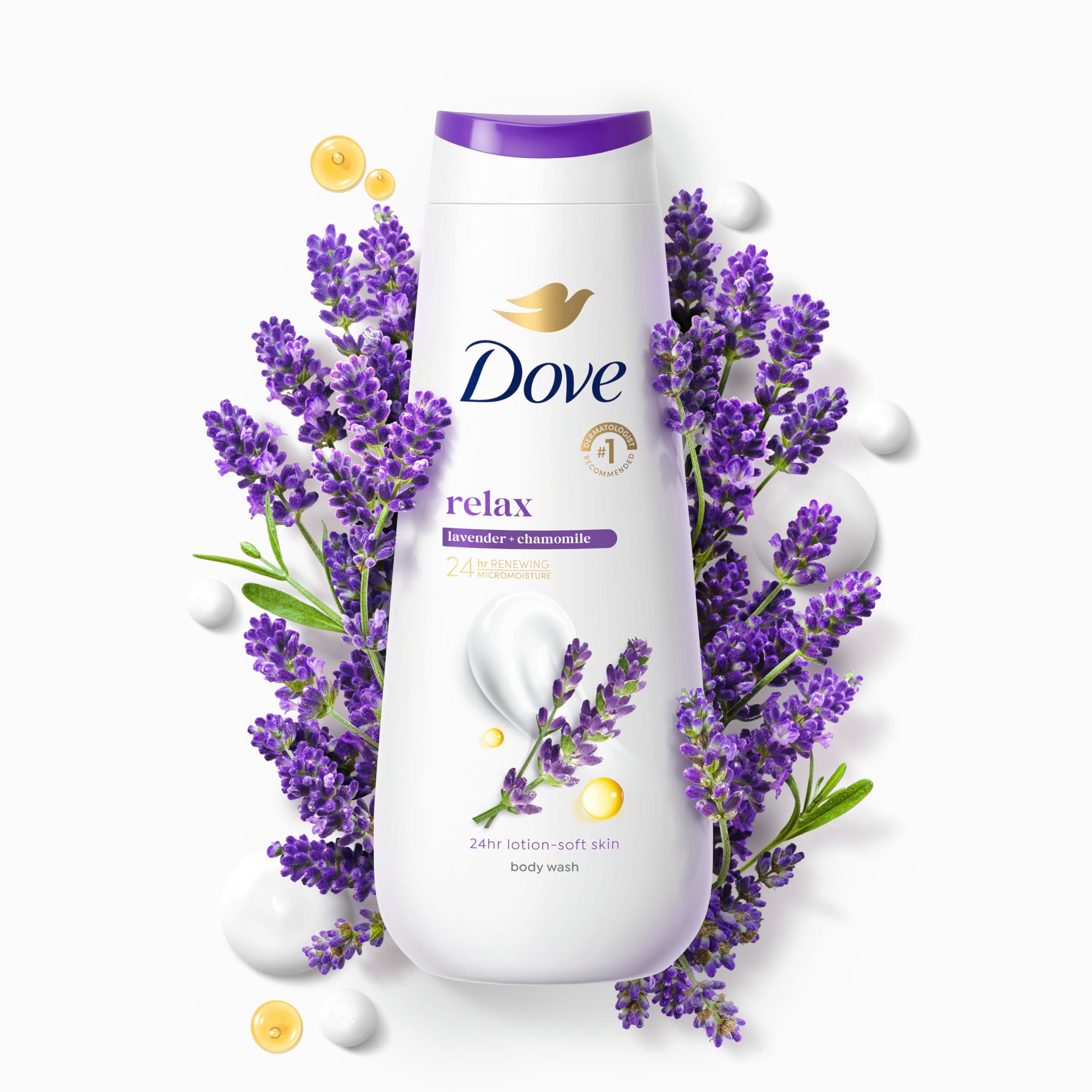 Envase de Dove fabricado con plástico reciclado