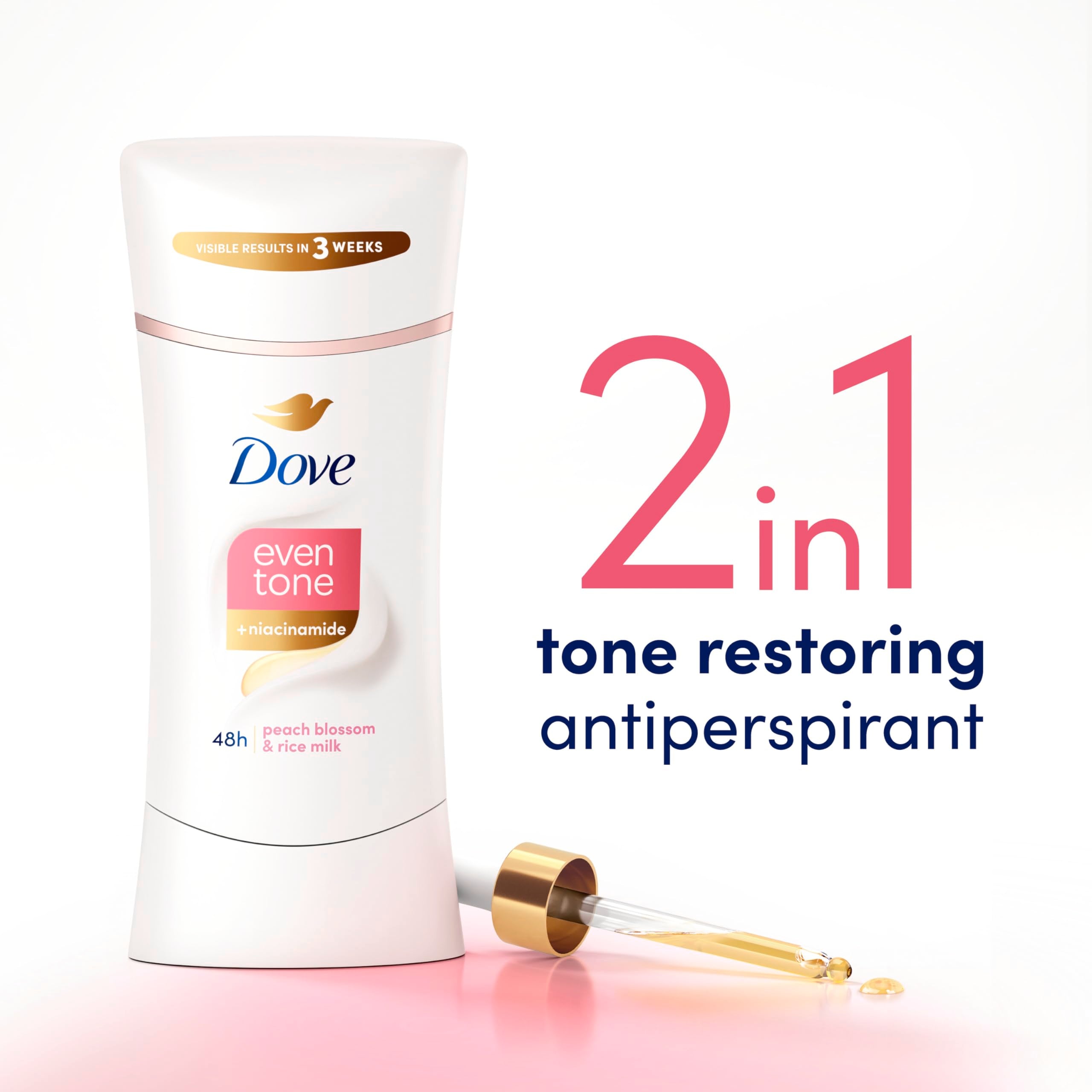 Aplicador suave de Dove Even Tone para uso diario