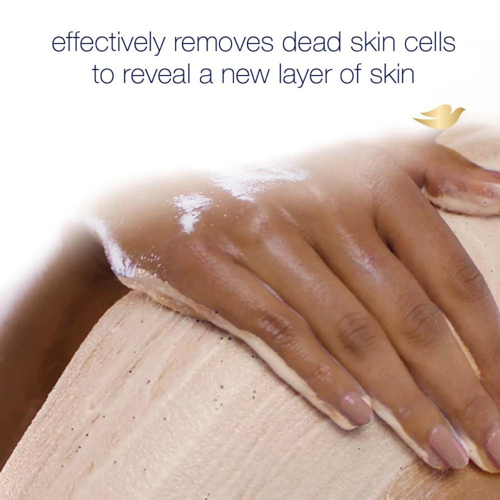 Dove Exfoliante Corporal envase reciclable para un consumo consciente.