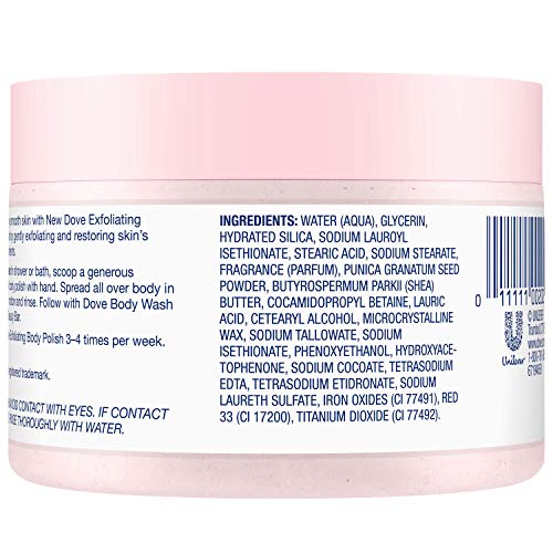 Textura cremosa facilita la aplicación suave del exfoliante en la ducha