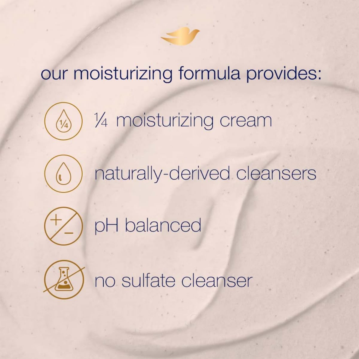 Dove Exfoliante Corporal fragancia herbal floral, realza la experiencia de ducha.