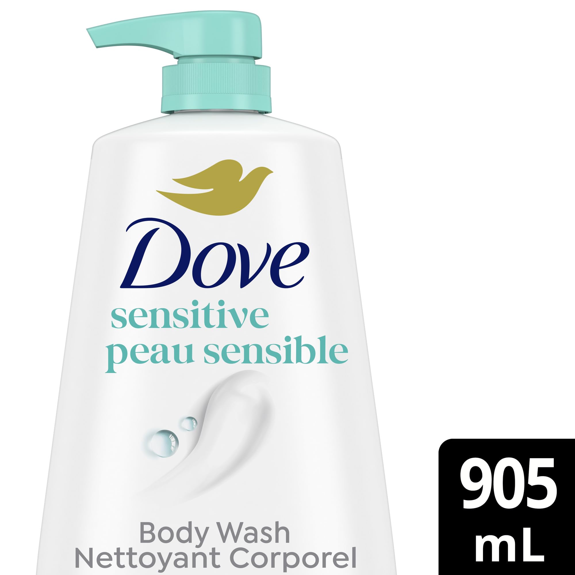 Dove gel de ducha para piel sensible, embalaje ecológico y reciclado