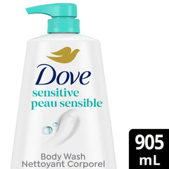 Dove gel de ducha para piel sensible, embalaje ecológico y reciclado