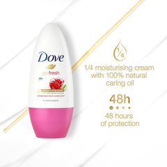 Dove Go Fresh Roll-On aroma de verbena de limón.