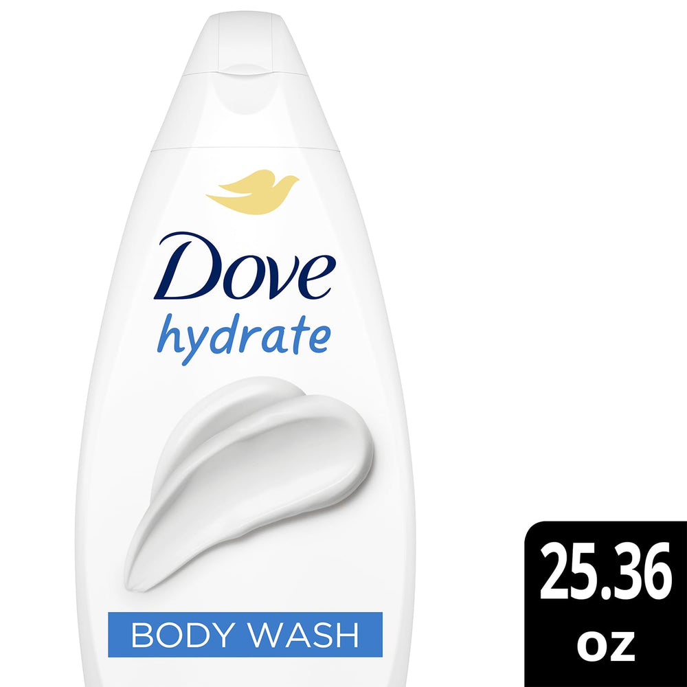 Botella Dove Hidratante Ducha Corporal, nutrientes naturales para la piel, hidratación diaria
