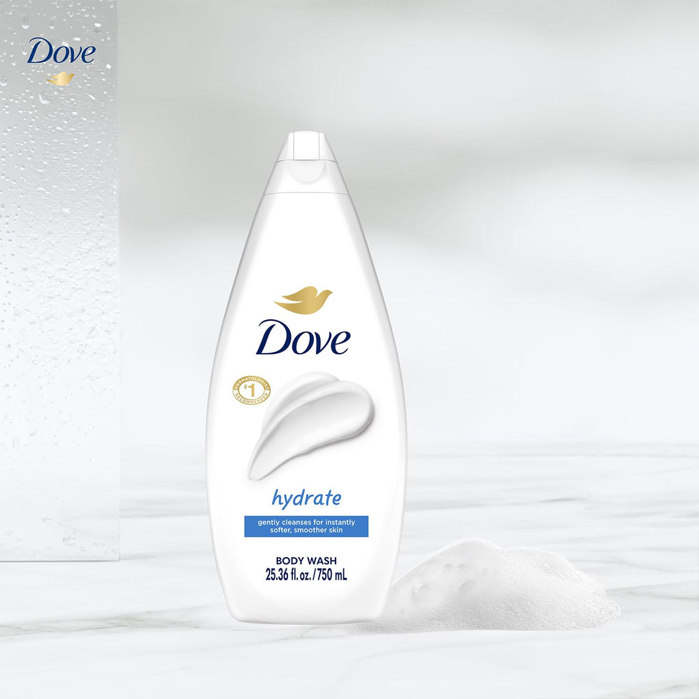 Conjunto Dove Hidratante Ducha Corporal, piel suave tras la limpieza