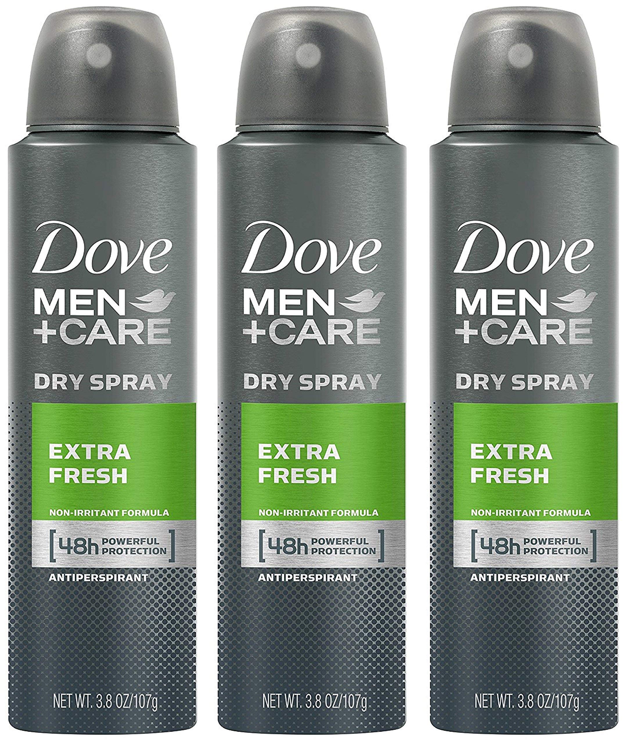 Dove Desodorante Antitranspirante Extra Fresco, vista del pack para hombre, frescura duradera