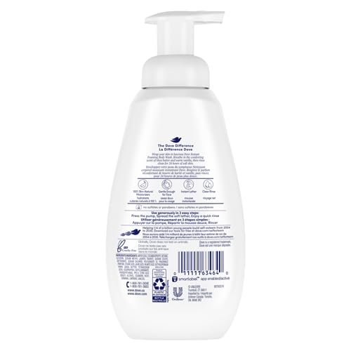 Dove Instant Foaming Wash espumea ligera que limpia