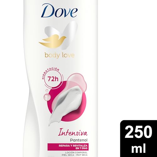 Dove Intense Nourishment Body Lotion on arm shows smooth, hydrated skin