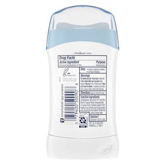 Dove Invisible Solid Fresh, envase compacto perfecto para viajes y bolso diario.