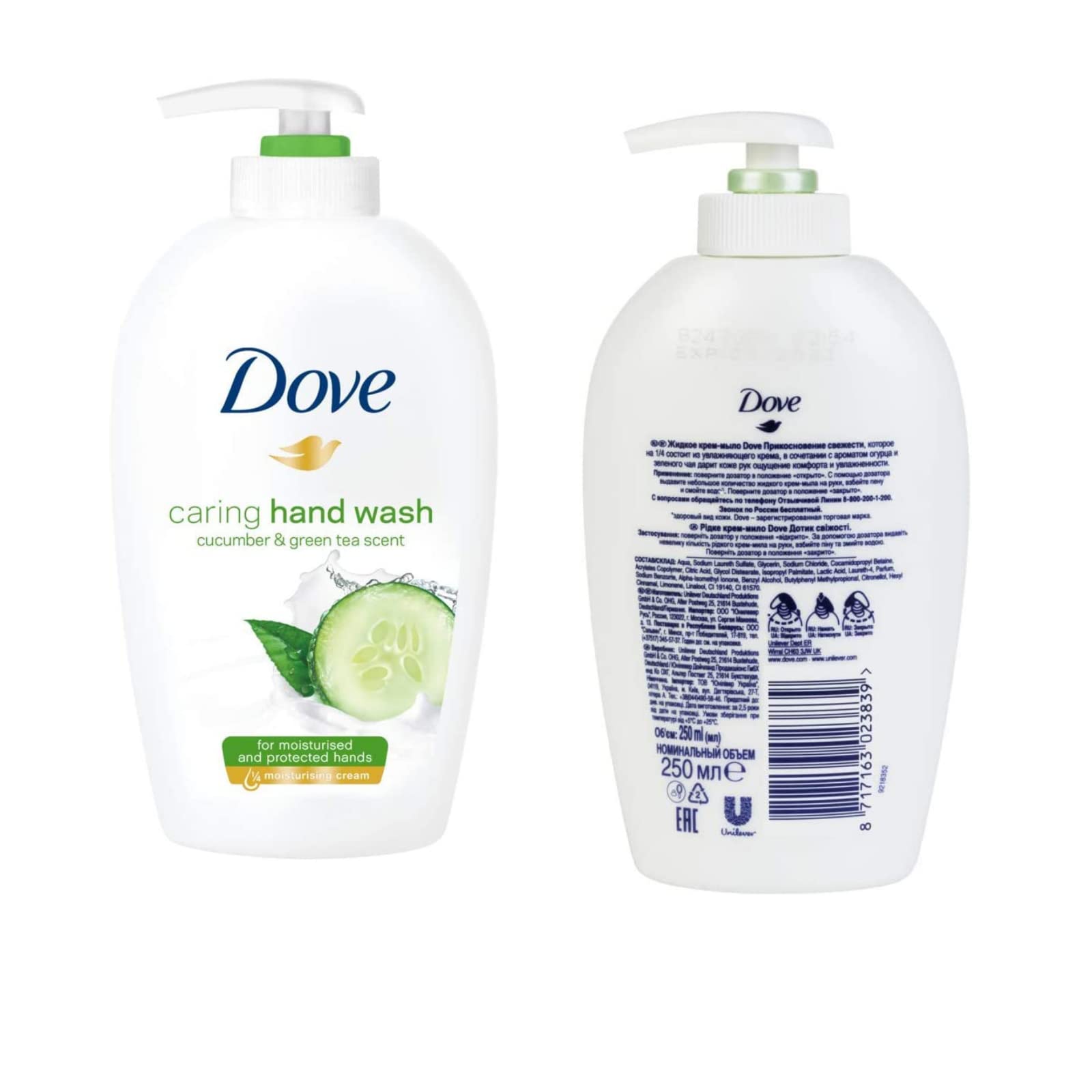 Dove Jabón de manos con crema hidratante para suavidad durante la limpieza