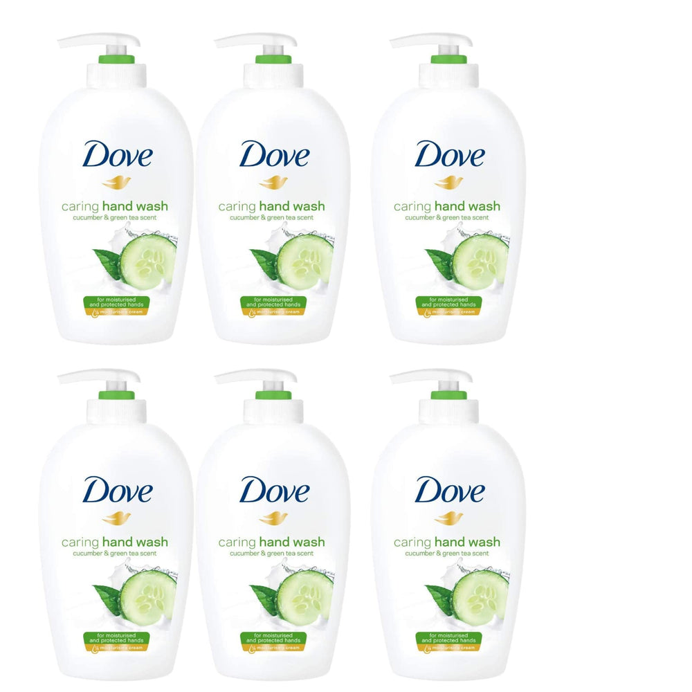 Jabón de manos Dove Fresh Touch con pepino y té verde para una sensación fresca