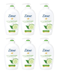 Jabón de manos Dove Fresh Touch con pepino y té verde para una sensación fresca