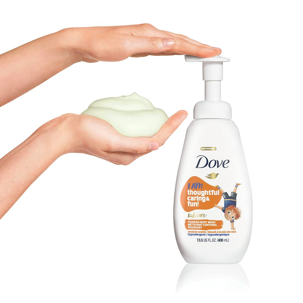 Dove Kids Care, etiqueta con afirmación positiva para fomentar autoestima.