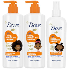 Dove Kids champú y acondicionador en pack para rizos suaves
