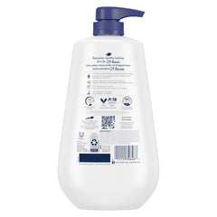Dove lavado de manos suave y cremoso para higiene diaria.
