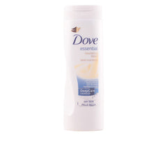 Dove loción nutritiva esencial, bote cremoso para piel suave y nutrida todo el día