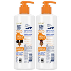 Dove Love Collection acondicionador para niños, frente, rizos más manejables