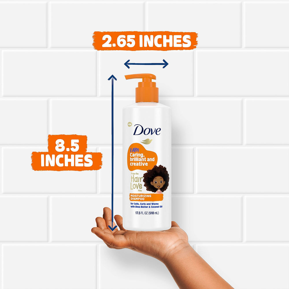 Textura cremosa del champú Dove Love Collection en primer plano