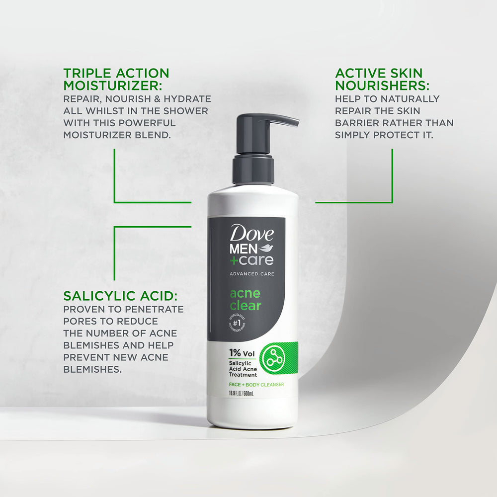 Dove Men+Care Acne Clear: envase reciclado, opción sostenible