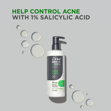 Dove Men+Care Acne Clear: lavado suave para rostro y cuerpo propensos al acné